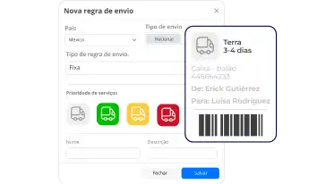 Regras de envio